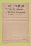 Matchbook Cover - New Flamingo Tower's Motels West Nanticoke PA 40 Strike