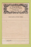 Matchbook Cover - Genevieve Minotaur Knightsbridge UK England 40 Strike