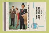 Matchbook Cover - Minot Laundry Dry Cleaners ND? 40 Strike