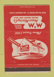 Matchbook Cover - M&M House Moving Los Angeles CA 40 Strike