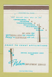 Matchbook Cover - Nelson Employment Service Akron Cleveland Canton OH 40 Strike