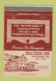 Matchbook Cover - William Penn Inn Gwynedd PA 40 Strike