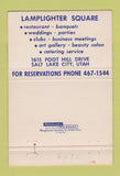 Matchbook Cover - The Lamplighter Salt Lake City UT 40 Strike