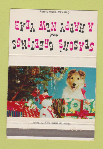 Matchbook Cover - United States Steel Pittsburgh PA Christmas 40 Strike