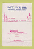 Matchbook Cover - United States Steel Pittsburgh PA Christmas 40 Strike