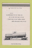 Matchbook Cover - Union Tank Car Company Abraham Lincoln Quote 40 Strike