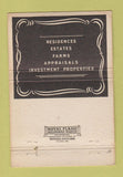 Matchbook Cover - Snyder Kinney Bennet Real Estate Birmingham MI 40 Strike