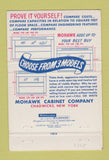 Matchbook Cover - Mohawk Store Fixtures Cabinet Chadwicks NY 40 Strike