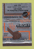 Matchbook Cover - Kresky Oil Burning Equipment Augusta GA WEAR 40 Strike