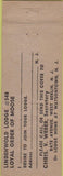 Matchbook Cover - Matchbook Cover Moose Lodge Watsontown NJ