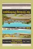 Matchbook Cover - Slusher Plumbing Supply Raytown MO 40 Strike