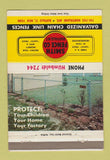 Matchbook Cover - Smith Fence Buffalo NY chain link 40 Strike