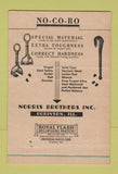 Matchbook Cover - Norris Brothers Oil Well Pumps Robinson IL 40 Strike