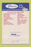 Matchbook Cover - Gleasons Restaurant Tonawanda NY 40 Strike