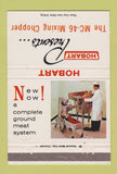 Matchbook Cover - Hobart Meat Grinder Troy OH 40 Strike