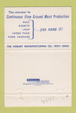 Matchbook Cover - Hobart Meat Grinder Troy OH 40 Strike