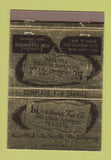 Matchbook Cover - Merchants Fur Detroit MI girlie  40 Strike