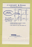 Matchbook Cover - Linhart Funeral Home Berwyn IL 40 Strike