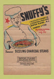 Matchbook Cover - Snuffy's Restaurant Scotch Plains NJ 40 Strike
