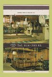Matchbook Cover - Restaurant T Hoeveke Belgium Lichtaart 40 Strike