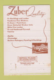 Matchbook Cover - Zuber Lumber Atlanta GA  40 Strike