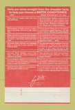 Matchbook Cover - Servisoft Tap Water Filter WEAR 40 Strike