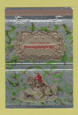 Matchbook Cover - Shadowbrook Restaurant Shrewsbury NJ  40 Strike
