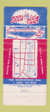 Matchbook Cover - Apache Motel Miami FL 30 Strike