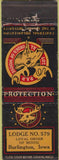 Matchbook Cover - Matchbook Cover Moose Lodge Burlington IA