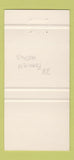 Matchbook Cover - White Hart Hotel Sonning Thames Berkshire UK England 30 Strike
