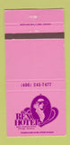 Matchbook Cover - Rex Hotel Billings MT 30 Strike