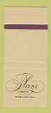 Matchbook Cover - Plaza Hotel Philadelphia PA 30 Strike