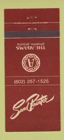 Matchbook Cover - Adams Hotel Phoenix AZ 30 Strike