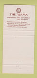 Matchbook Cover - Adams Hotel Phoenix AZ 30 Strike