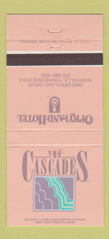 Matchbook Cover - The Cascades Opryland Hotel Nashville TN 30 Strike