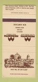 Matchbook Cover - Meredith Village Savings Bank NH Ashland Moultonboro 30 Strike