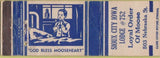 Matchbook Cover - Matchbook Cover Moose Lodge Sioux City IA