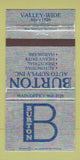 Matchbook Cover - Burton Auto Supply McAllen TX WEAR 30 Strike