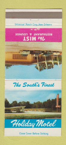 Matchbook Cover - Holiday Motel Mist Restaurant 30 Strike