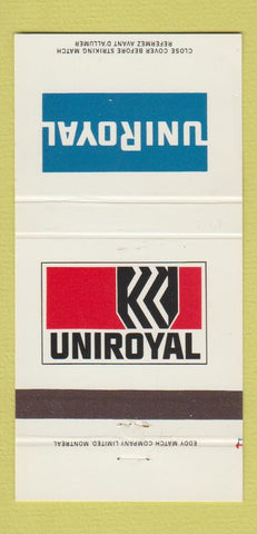 Matchbook Cover - UniRoyal Tires 30 Strike