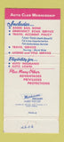 Matchbook Cover - AAA Auto Club Kansas City MO 30 Strike