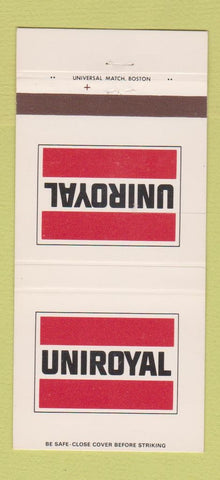 Matchbook Cover - Uniroyal Tires  30 Strike