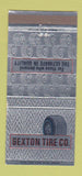 Matchbook Cover - Sexton Tire Company Atlanta GA Smyrna 30 Strike