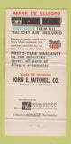 Matchbook Cover - Mark IV Air Conditioning De Kalb IL girlie 30 Strike