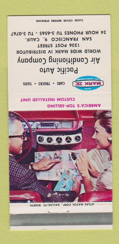 Matchbook Cover - Mark IV Air Conditioning San Francisco CA girlie 30 Strike