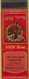 Matchbook Cover - Matchbook Cover Moose Lodge Muscatine IA