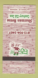 Matchbook Cover - Sherman House Batesville IN 30 Strike