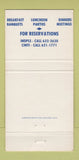 Matchbook Cover - Sherman House Batesville IN 30 Strike