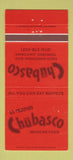 Matchbook Cover - Chubasco El Torito's Mexican Torrance CA 30 Strike