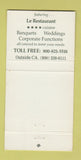 Matchbook Cover - Toll House Hotel Los Gatos CA 30 Strike